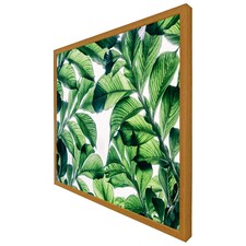 Tropical palm (Picutre Frame) Brown | Oak | XS
