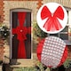 image 2 of Red Door Bow – Decorative Bow for Christmas, Weddings, and Seasonal Décor