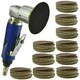 image 1 of 2" Air Angle Sander Grinder Polisher And 100 Pack 120 Sanding Grit Hook/Loop Pads