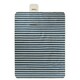image 3 of Vinga Alba RPET Striped Picnic Blanket - Navy - 0.5cm x 200cm x 150cm Blue | 0.5cm x 200cm x 150cm