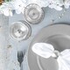 image 7 of Argon Tableware 18 Piece Metallic Charger Plates Set - Silver | Silver | Silver