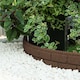 image 7 of Recycled Rubber Garden Lawn Edging Ultra Curve Bricks - Brown - Pack of 12