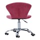 image 4 of Interiors By Premier Comfortable Pink Velvet Buttoned Home Office Chair, Ergonomic Work From Home Chair, Movable Ergonomic Chair