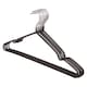 image 1 of Ashley PVC-Coated Coat Hangers - Black - Pack of 10