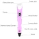 image 2 of 3D Printing Pen Starter Kit with PLA Filaments | Adjustable Temperature 3D Drawing Pen for Kids & Adults | Creative Craft & Modelling Pen Set