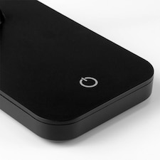 ValueLights Adjustable Modern Gloss Black And Chrome 5W LED Touch Dimmer Adjustable Task Desk Lamp