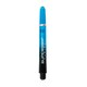 image 2 of Harrows Supergrip Fusion Darts Shafts - Black/Aqua Blue - 40mm