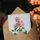 image 3 of Pierre-Joseph Redouté Art Card Chinese Lilac Vintage Floral