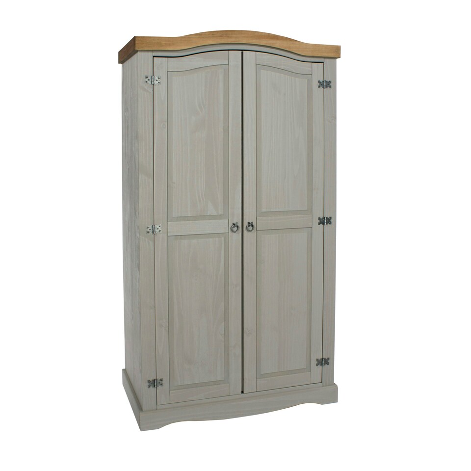 image 1 of Corona Grey, 2 Door Wardrobe Grey