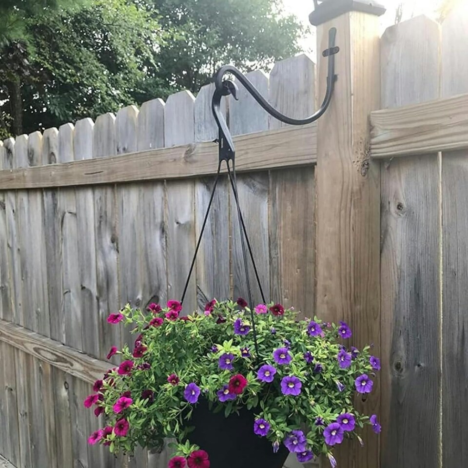 image 1 of Marco Paul Black 11" Hanging Basket Hook