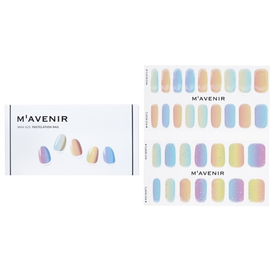 image 1 of Nail Sticker (assorted Colour) - # Pastelation Nail - 32pcs Multi