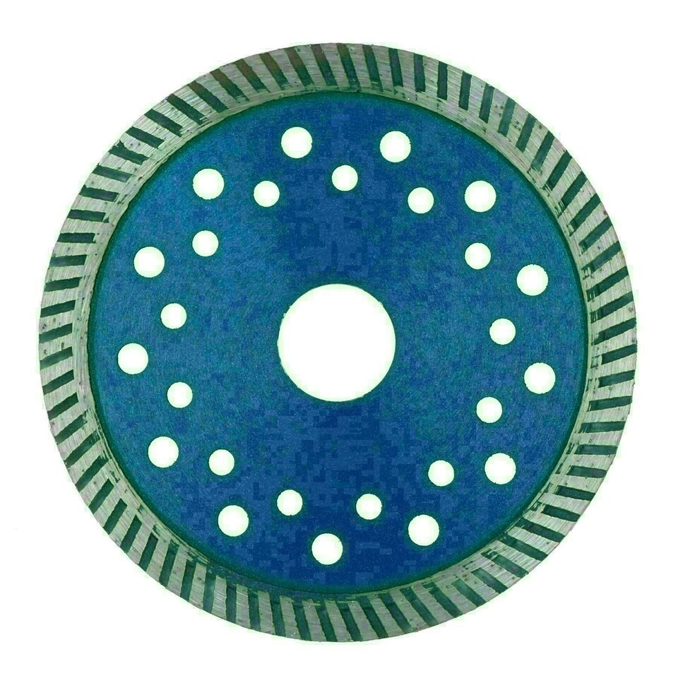 image 1 of 4-1/2in Dry and Wet Cutting Disc for Porcelain Ceramic Granite Marble Stone Brick