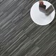 image 1 of NOVECRAFTO Self Adhesive Floor Planks | 36x5.98in (91.4x15.2cm) Each | Peel & Stick Vinyl Flooring | Dark Shadowline Flow Wood Effect | Waterproof DIY Tiles | Black | 4.17 sqm