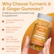 image 2 of Turmeric and Ginger Gummies - 60 Gummies