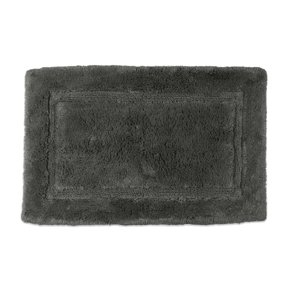 image 1 of Marlborough Bamboo Cotton Bath Mat - Graphite