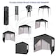 image 4 of MCC Direct 2X2 Pop up Red Gazebo with Sides | Red | Red