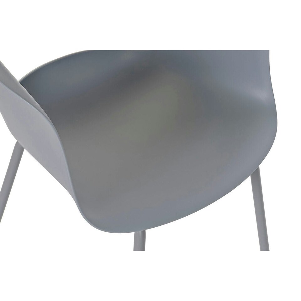 image 1 of Chair DKD Home Decor Light grey 56 x 54 x 80 cm Grey