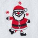 image 2 of Homescapes Santa Embroidered 100% Cotton Small Christmas Towel