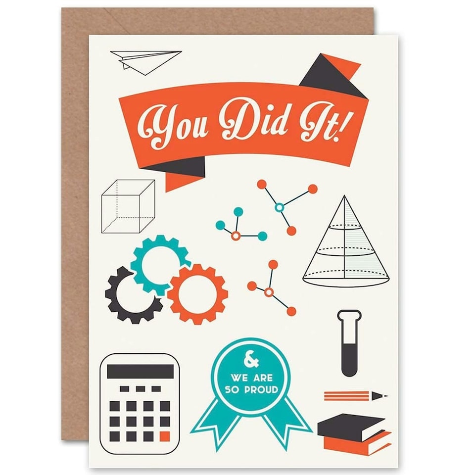 image 1 of You Did Proud Graduate Science Congratulations Card