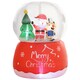 image 1 of Outsunny 5.5FT Christmas Inflatable Crystal Ball with LED Lights for Party