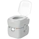 image 1 of Outsunny Portable Toilet with Detachable Tanks for Camping, Grey