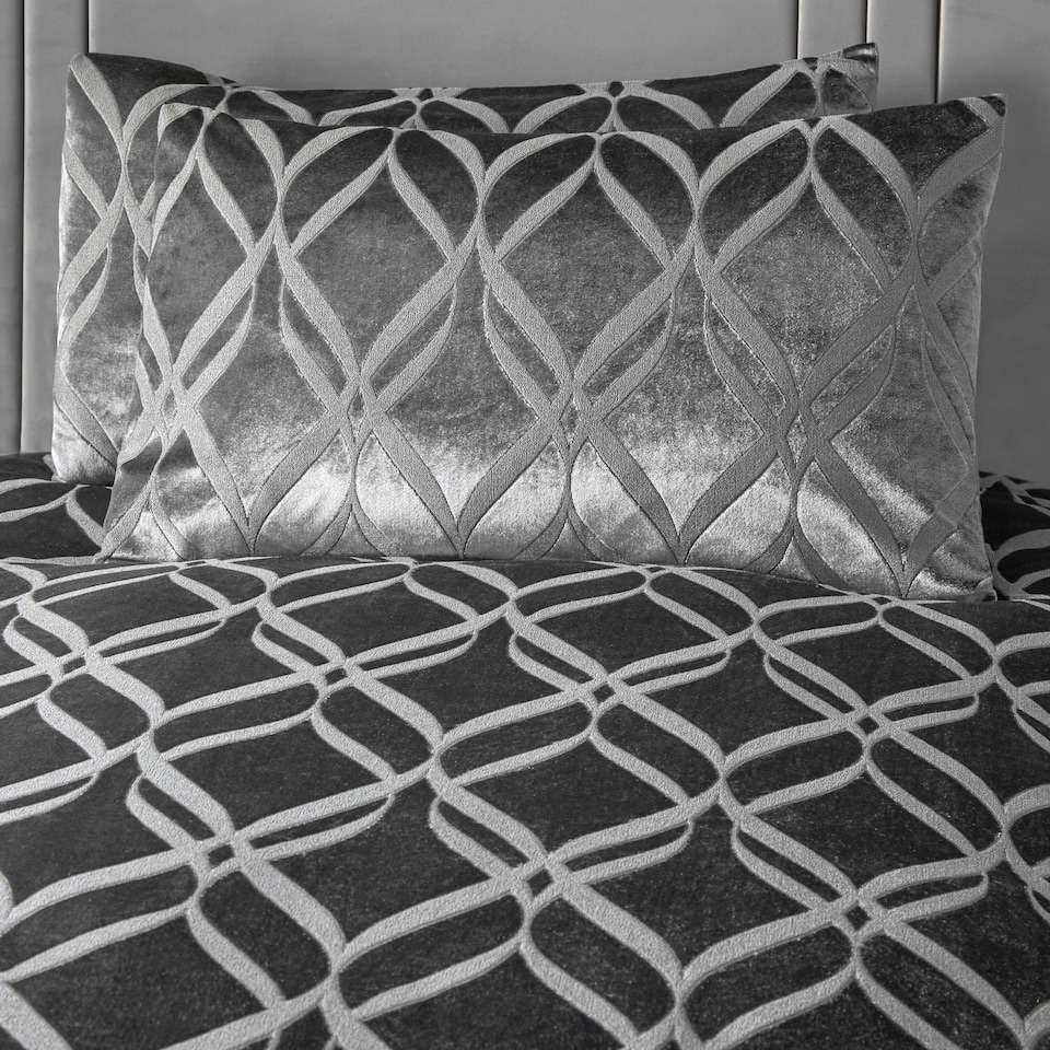 image 1 of Soiree Belfort Duvet Cover Set Slate