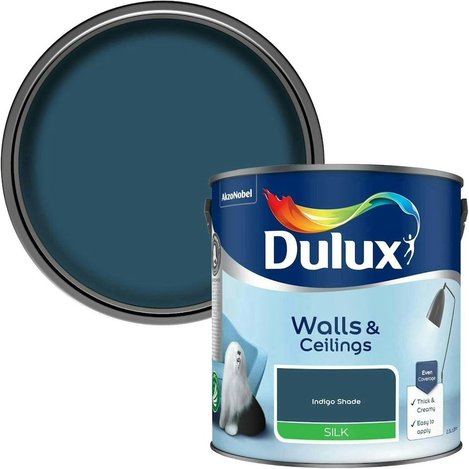 image 1 of Dulux Silk 2.5L Indigo Shade