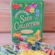 image 2 of Thompson & Morgan Seed Tin - Retro Design Gardeners Gift Stores Seed Packets Safely. 214x157x55mm