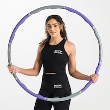 Wavy Weighted Hoop - Purple