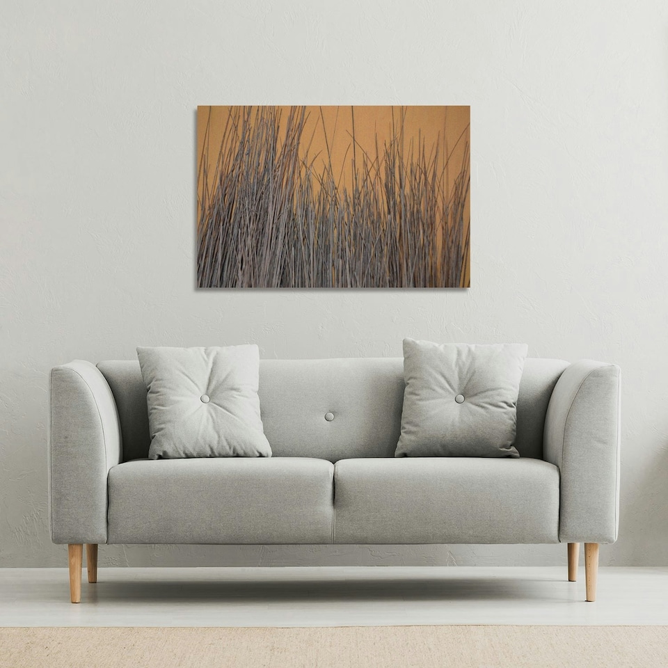 image 1 of broom stick on the wall (Canvas Print) 46 x 31 x 4cm