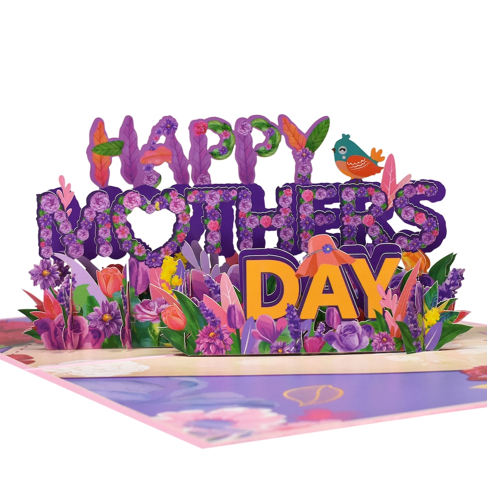 image 1 of Heartfelt Blooms 3D Pop-Up Mother’s Day Card