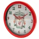 image 3 of Liverpool FC Crest Wall Clock - White/Red - One Size