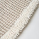 image 5 of BHS Knitted Waffle Throw with Sherpa, Natural Cream | Natural