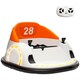 image 1 of AIYAPLAY 360° Rotation 12V Kids Bumper Car w/ Remote Control, Orange