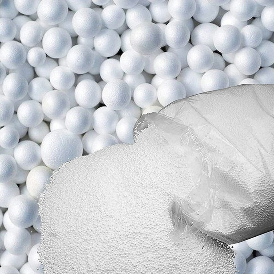 image 1 of 10 Cubic Feet High Quality White Polystyrene Beads Bean Bag Filler