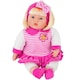 image 1 of BiBi Doll 24" Chubby Baby Doll Girl with Hair & Sounds