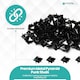 image 3 of 12mm Pyramid Shaped Nail Head Studs Square Metal Leather Rivets - 50pcs