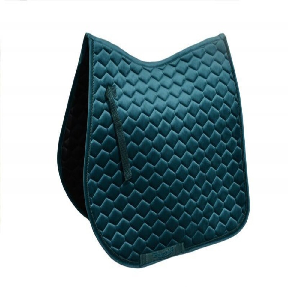 image 1 of Rhinegold Velvet Hexagon GP Saddle Pad Grey | Colour: Lavagrey
Size: Pony
