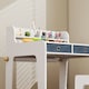 image 9 of AIYAPLAY Kids Desk and Chair Set, Art Table and Chair Set for children with Hutch & Drawers, Gift for Aged 3-8, Student Study Writing Table for Home School Bedroom Playroom