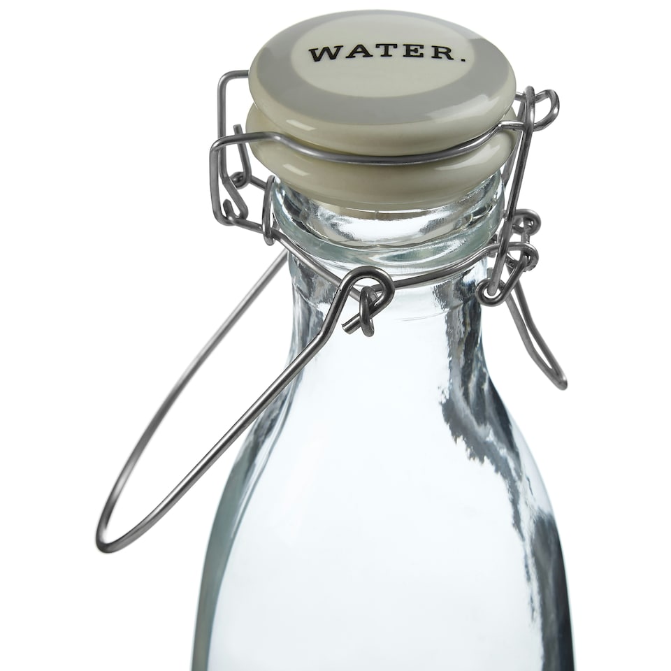 image 1 of Interiors by Premier Water Storage Bottle, Personalized Clear Glassware Bottle, Versatile Transparent Drinking Water Bottle