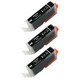 image 1 of 3x Compatible Canon PGI530 Black Ink Cartridges Black