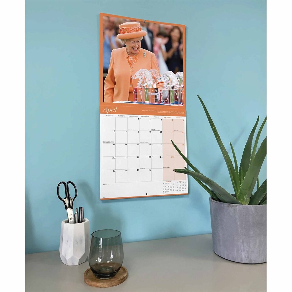 image 1 of Queen Elizabeth Ii Square Wall Calendar