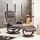 image 2 of Burdell Swivel Recliner with Massage and Heat Brown