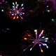 image 3 of 200 LED 10 Starburst Premier Christmas Multi Function Battery Timer Lights in Rainbow