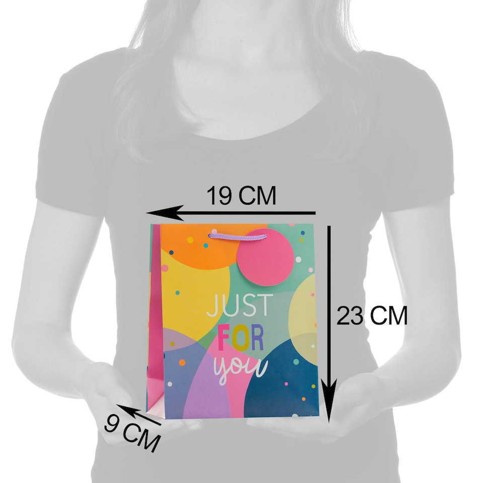 image 1 of Essentials Female Just For You Medium Gift Bag - Pack of 3