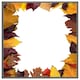 image 1 of Orange & purple autumn (Picture Frame) Grey | M
