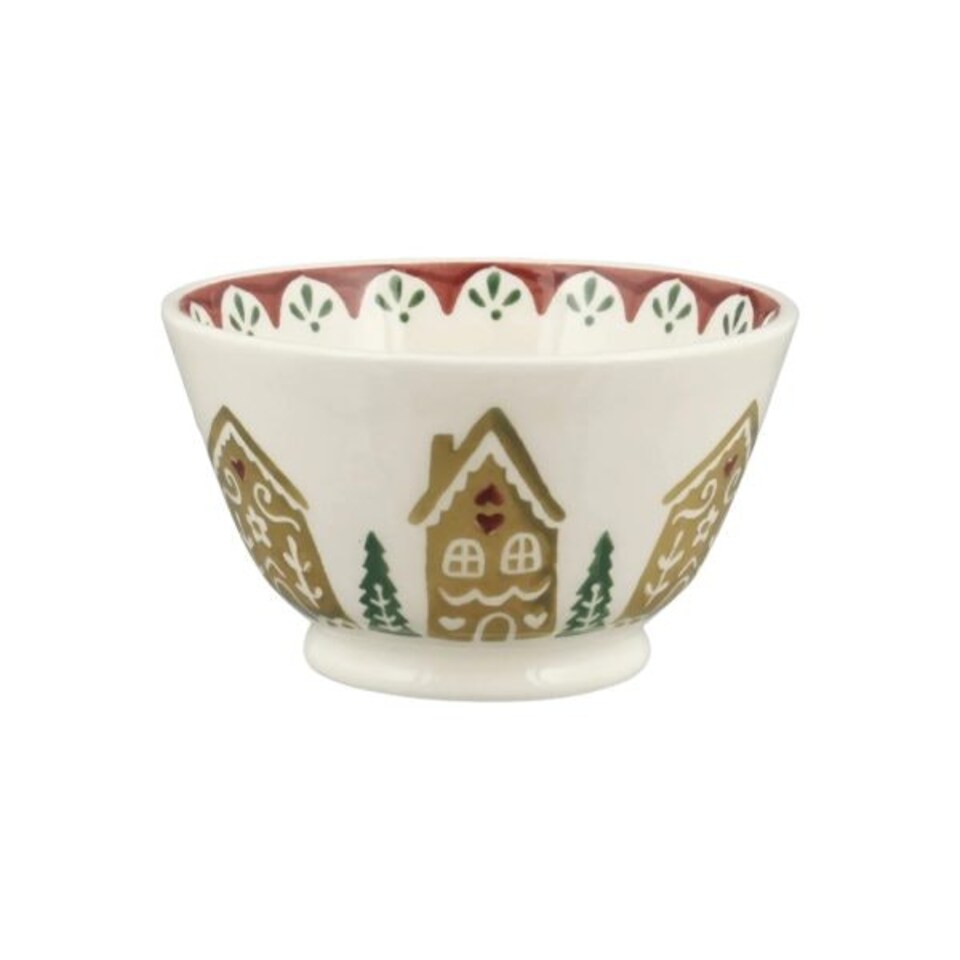 image 1 of Dip Bowl: 12.5cm Emma Bridgewater Gingerbread Small Old Bowl White
