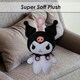 image 9 of Hello Kitty Soft Toy Clip On Kuromi Cute Plush Huggable Cuddly 12cm Black