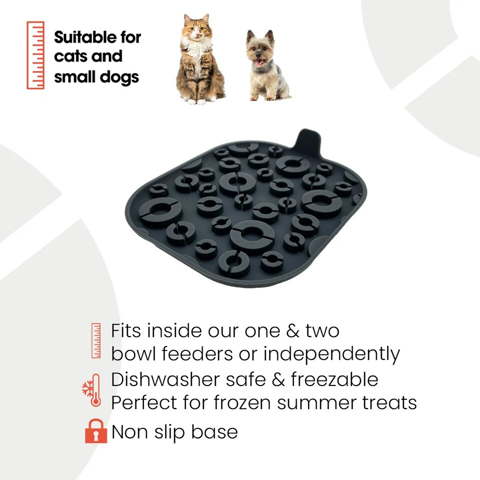 image 1 of Cat Mate Lick Mat (368) Grey