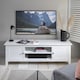 image 2 of Karlstad TV Unit with Cupboards in Classic White